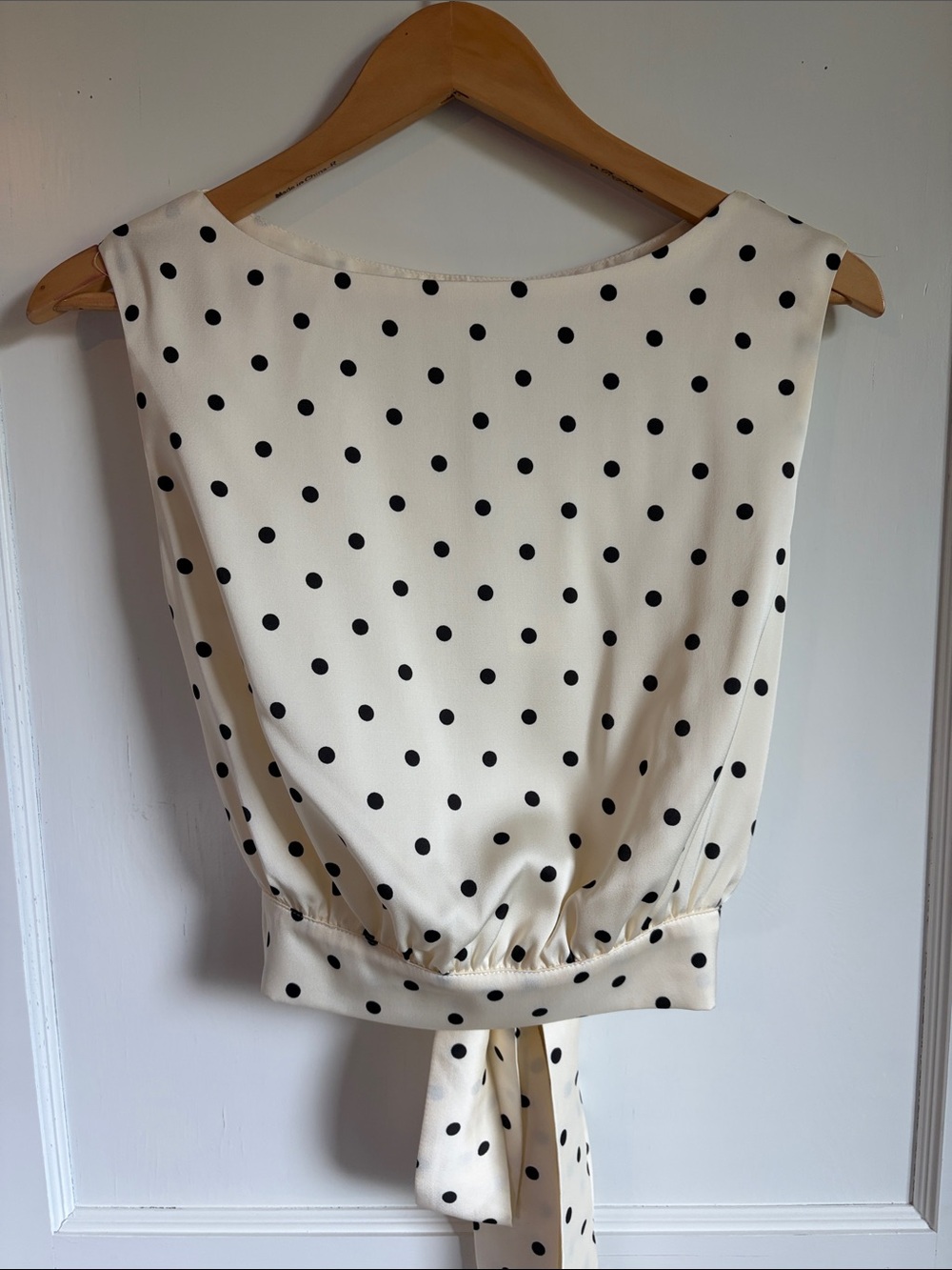 Commense Two-Piece Set - Cream with Black Polka Dots - Picture 6 of 12